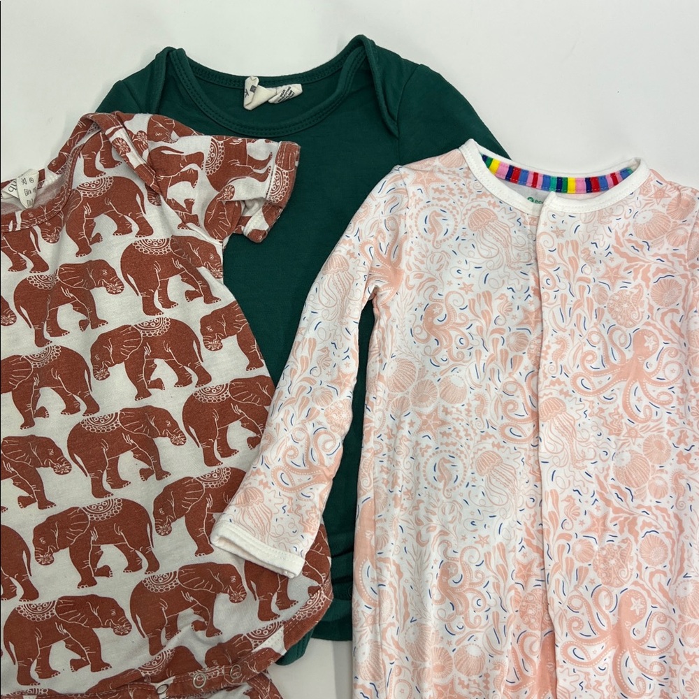 Magnetic Me Kyte Baby Kate Quinn Baby Girl Bamboo Lot Bodysuits One Piece Soft